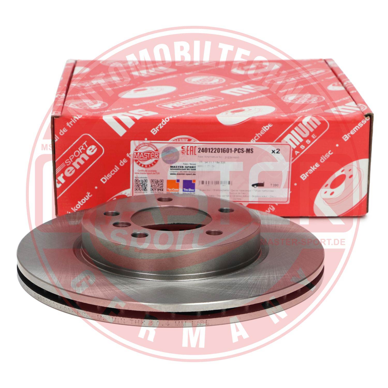 Disc frana MASTERSPORT GERMANY 24012201601-PCS-MS